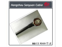 Jumper Cables, 3M, 1/2" Sureflex, Right Angle Connectors on both ends of the cable , 7/16" DIN type Male to 7/16" DIN type Male