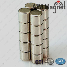 Ni-Cu-Ni Neodymium D8mm x 8mm Magnet