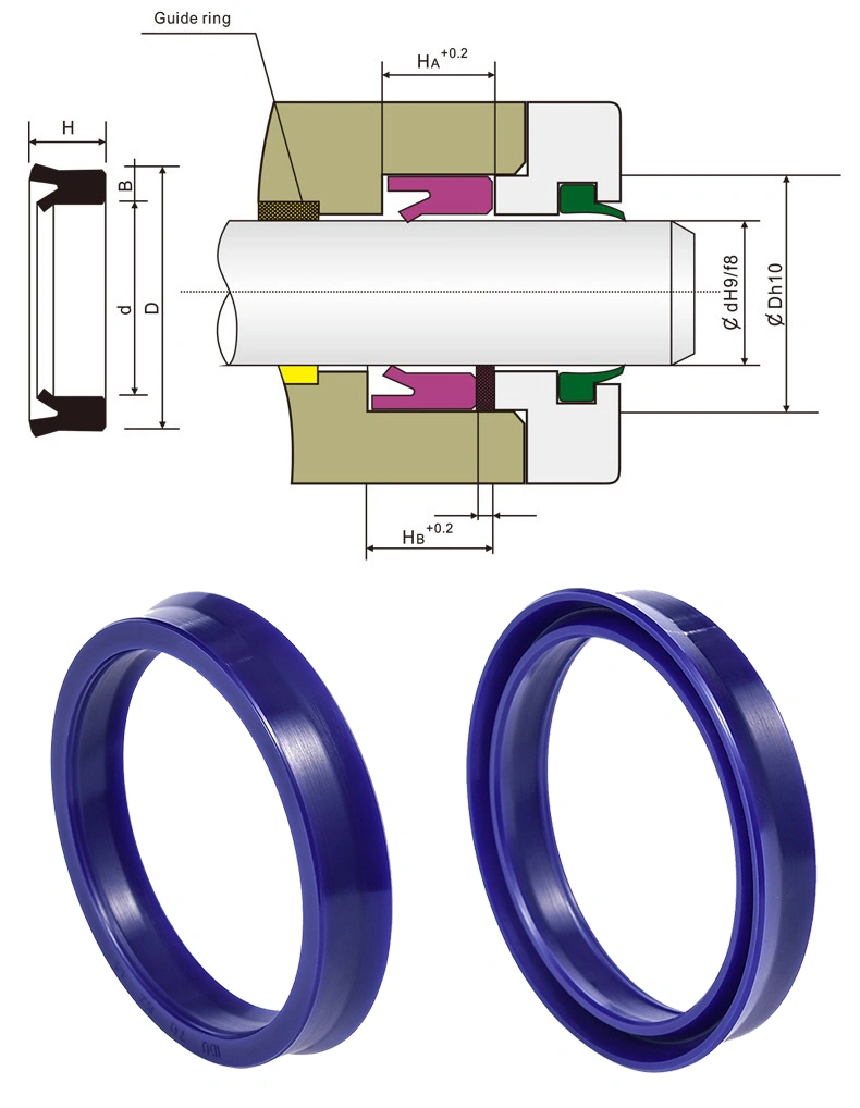 Idu 140*152*14 Hydraulic Packing Oil Seal O-Ring Piston Rod Seal