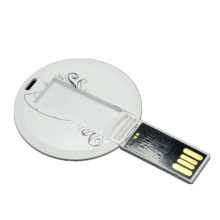 Thin Round card Shape usb flash drive