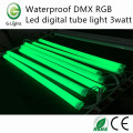 Impermeable DMX RGB llevado luz digital del tubo 3watt