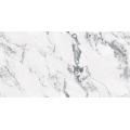 Telha de piso cerâmico branco 900x1800mm Marble Look