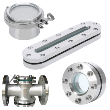 Stainless Steel Square Plate Frame Sight Glass - Pressure Vessel Oval Window