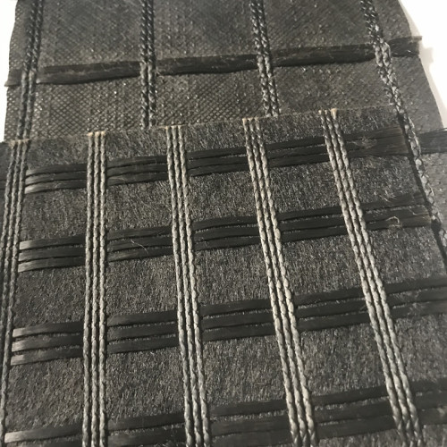 Glasfiber geogrid kombineras med PP Nonwoven Fabric