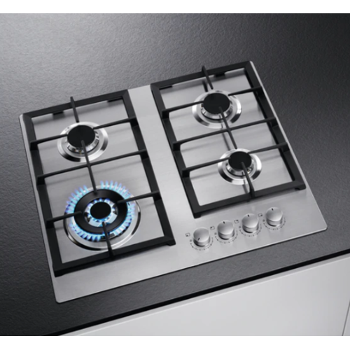 Cooktop AEG Top 4 anelli in acciaio incorporato