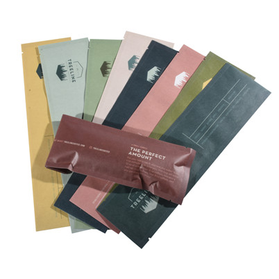 Long and narrow coated Printed coffee bags