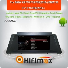 Hifiamx Android 4.4.4 navigation dvd player for bmw f16 f15 car dvd for bmw x5 F70 F71 F85 F86 for bmw x6 android car gps
