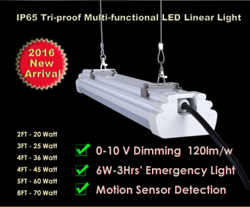 1.2m led tri-proof light ip65 led tri-proof light 18w 1200mm led tri-proof light