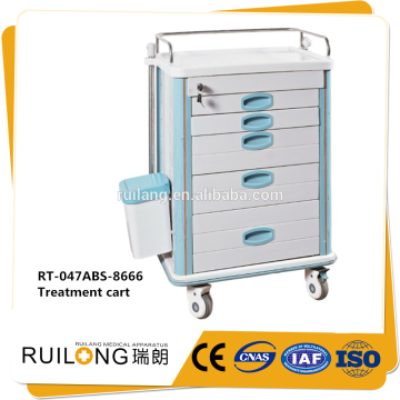 Wholesale Good Quality Safe abs Emergency Drugs Trolley