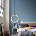 LEDER Small Hanging Wooden Pendantlamps