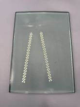 Curved Tempered Glass Panels with Fine Ground Edges