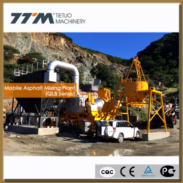 60t/h mobile asphalt plant, road machinery