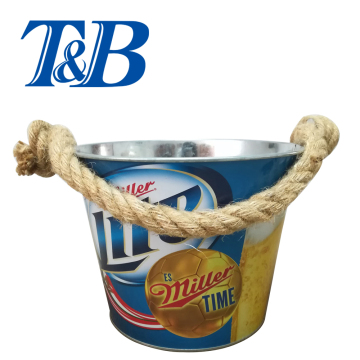 Ice Bucket With Rope Handle