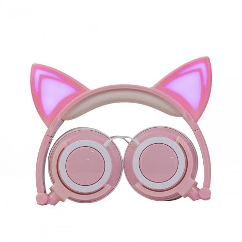 Cuffie per bambini Cat-Ear regalo di compleanno con luce a LED