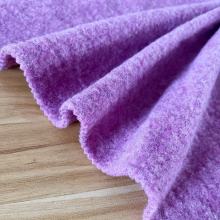 100% Knitted merino wool fleece fabric