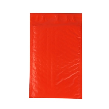 Sac d&#39;emballage holographique rouge Poly Bubble Mailer