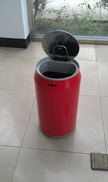 electronic trash can