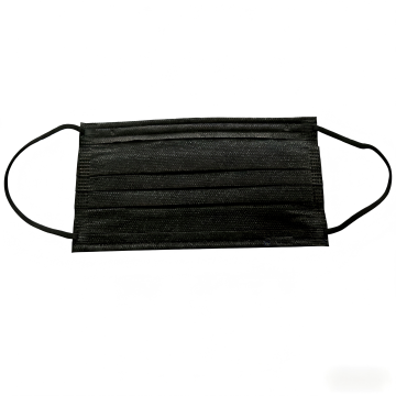 Black Flat Fold Protective Mask