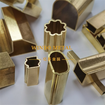 Decorative brass tubing for opulent accents