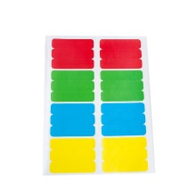 Hot Selling Assorted Rectangle Color Coding Label Stickers