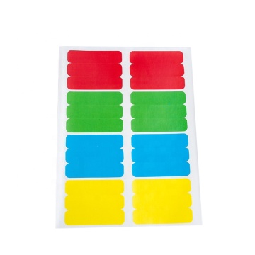 Hot Selling Assorted Rectangle Color Coding Label Stickers