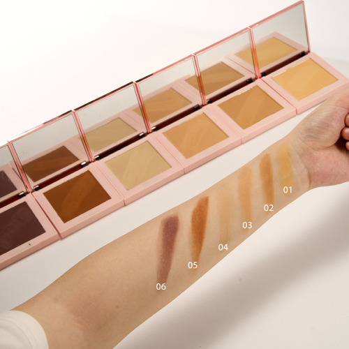 Face Pressed Powder Makeup Private Label Foundation Matte Full Coverage Powder Foundation Oil-Control Lightweight