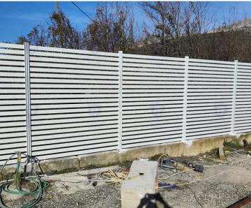 Privacy Fence Slat Horizontal DIY Aluminum Slat Fence