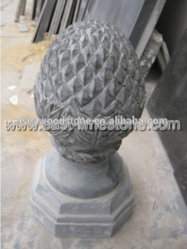 round fence post cap,stone pier cap