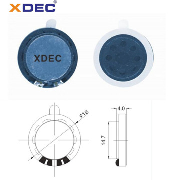 18mm micro speaker 8ohm 0.25w musical toy speaker