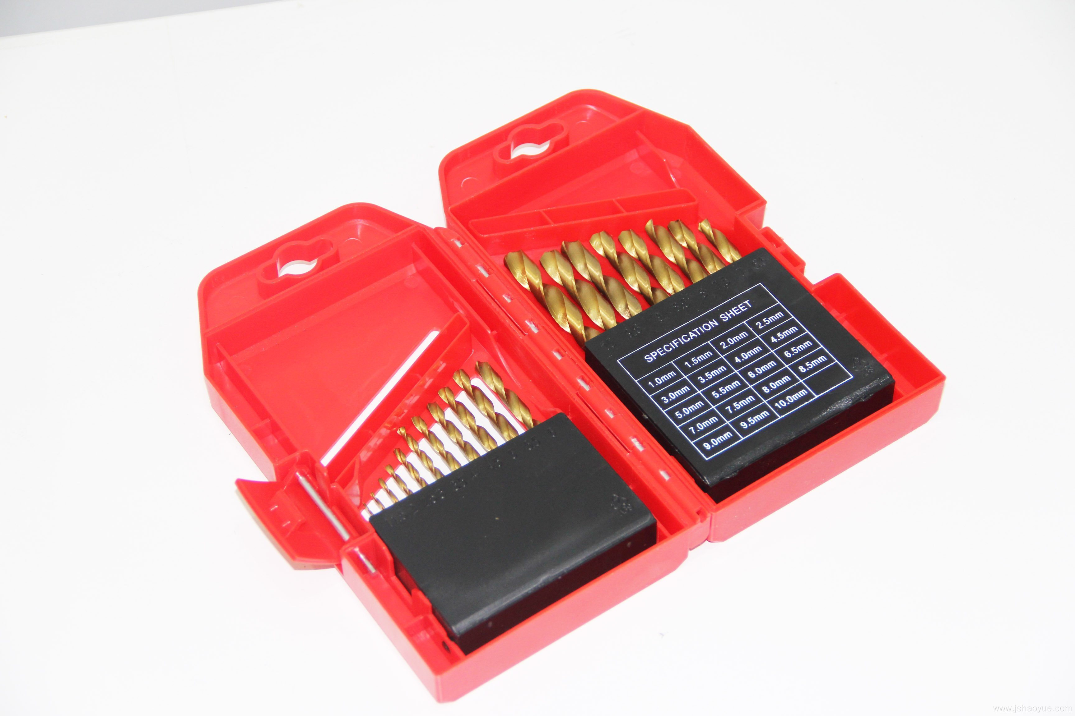 New Type 19PCS Drill Bit Set Plastic Box