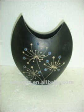 Black Large Flower Vases