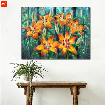 Realism Flowers Canvas Print From Photo