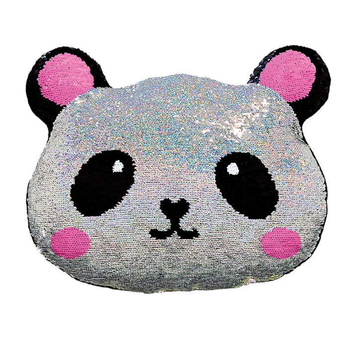 Panda Reversible Sequin Pillow 2 Panda Reversible Sequin Pillow 2