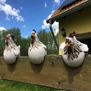 Wholesale Funny Rooster Ornaments for Garden Decor