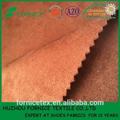 China manufacturer woven 100% polyester suede string wholesale fabric