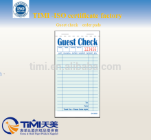 CT-G6000 Adams Business Forms Carbonless Green Guest Check Pad