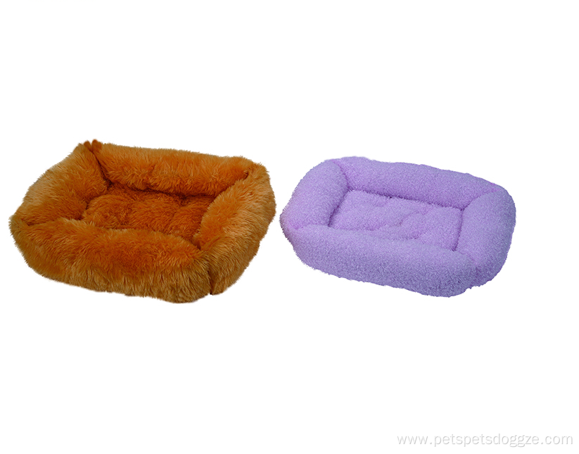 Luxury Bed Long Plush Pet Bed Dog Pillow