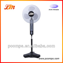 16" AC/DC charging stand fan