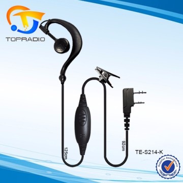 Walkie Talkie Headphone Earpiece Best New Cheapest Earpieces 2-pin Ear Hook ruggest Earphones Micro Walkie Talkie Headphone