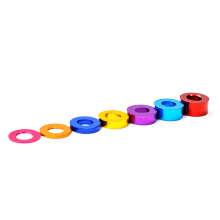 Custom Colorful 6061 Aluminum M3 Washers for Drone/UAV/FPV