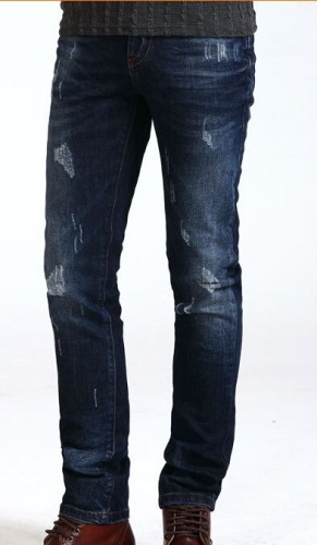 European-styled jeans straight and skinning fitting denim pants