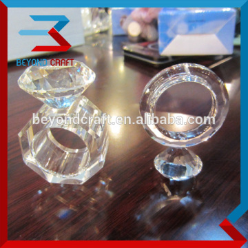 Hotel Use Napkin Ring Crystal Napkin Ring Holder Table Decoration