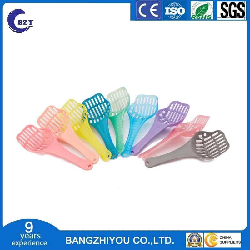 Pet Cleaning Supplies Cat Litter Box Cleaning with Colorful Resin Cat Litter Shovel Pet Toilet Shovel Tool