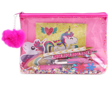 Licheng BXN530 Clear PVC Glitter Pencil Bag