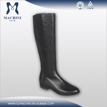 Genuine leather women over the knee rubber boots