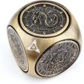 Spinner Dice 7-in-1 Cube 35MM, Metal DND Dice Set, Monster Cube D&D Dice