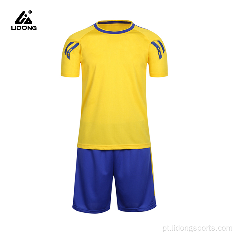 Camiseta de futebol de futebol personalizada para homens