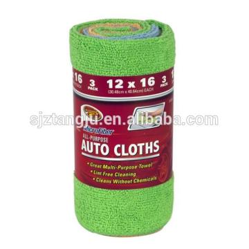 Cheap microfiber cloth / car cleaning cloth / polishing cloth / wash cloth for racing car