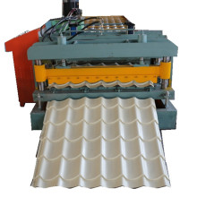 Colored steel metal aluminum glazed machine