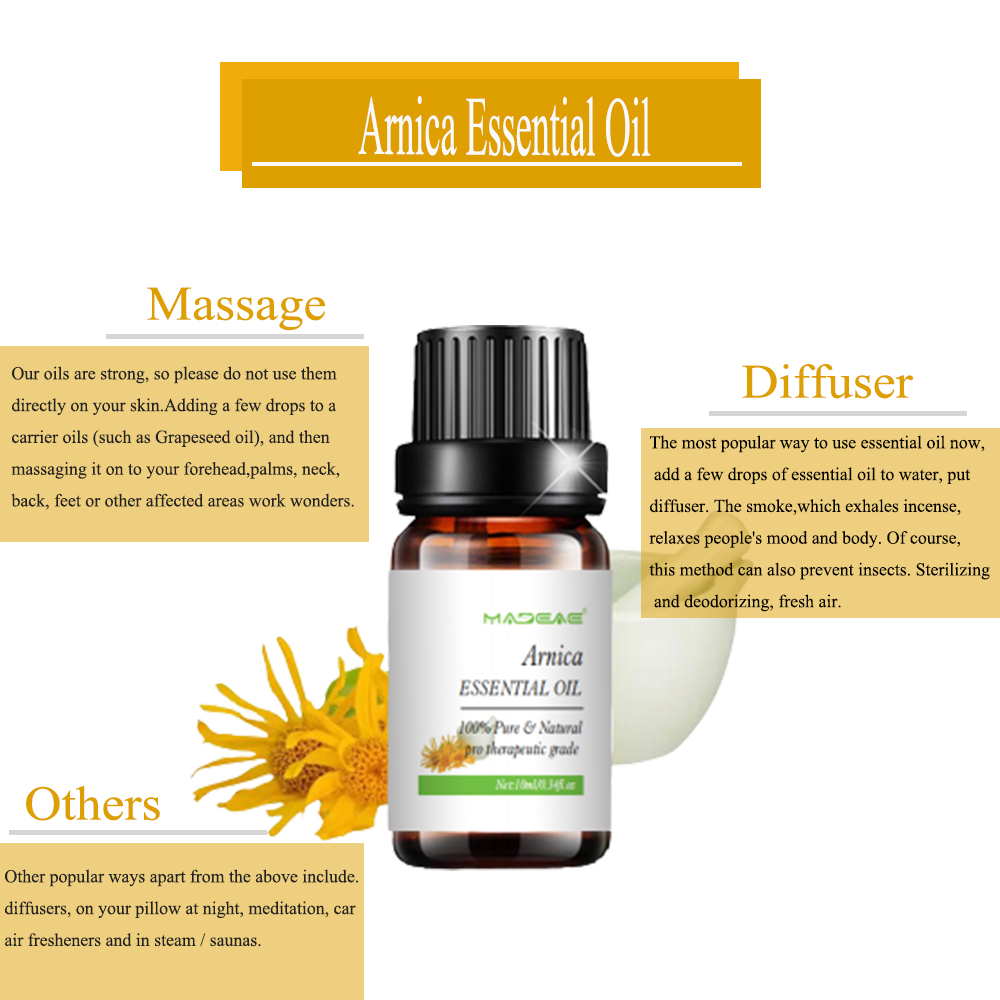 Water-Soluble Arnica Essential Oil For Body Massage Skincare